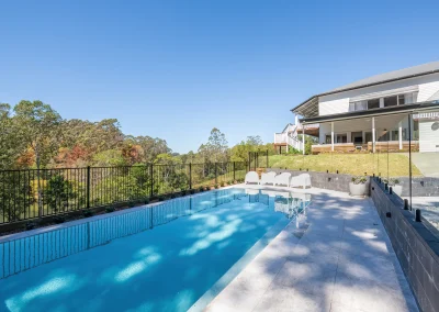 Pool area in Maleny Country House