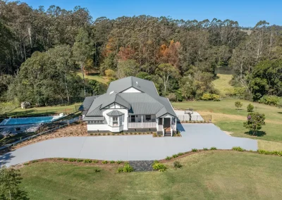 high aerial photo of Maleny Country House