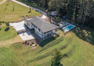 high aerial photo of Maleny Country House