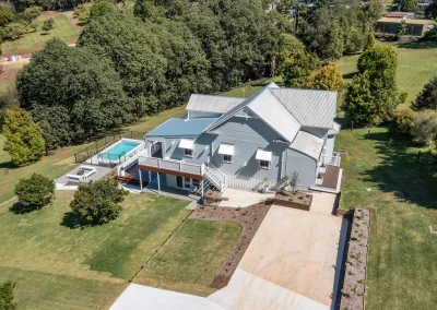 aerial shot of Maleny Cottage
